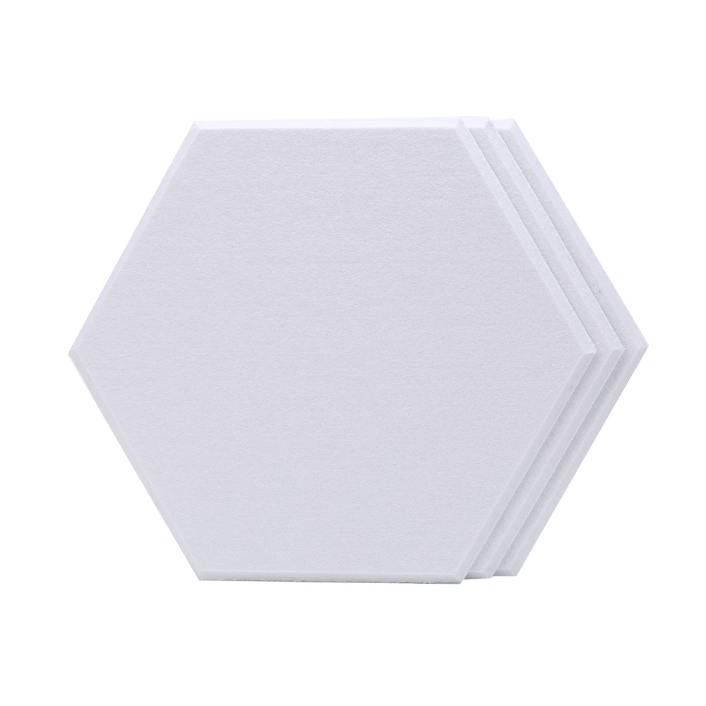 hexagon PET panel white