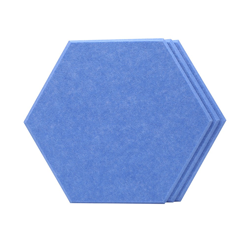 Hexagon PET panel blue