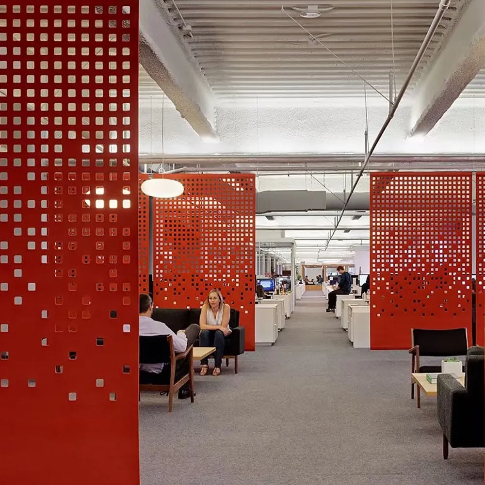red office baffle